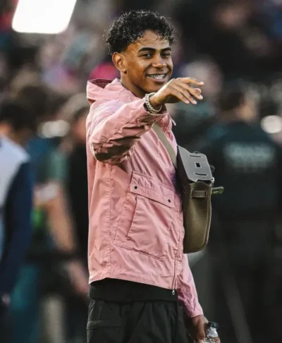 Lamine Yamal El Clasico Pink Jacket