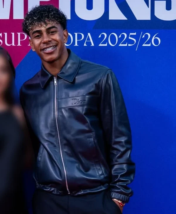 Lamine Yamal x Dior Navy Blue Zipped Jacket