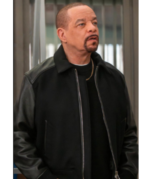 Law and Order SVU S27 Ice T Black Varsity Jacket
