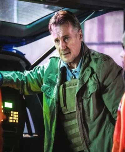 Liam Neeson Cold Storage Green Jacket