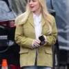 Lindsay Lohan Tell Me Lies 2026 Suede Leather Blazer