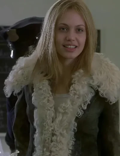 Lisa Suede Girl Interrupted Fur Long Coat Inspired Edition