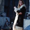 Lisa Suede Girl Interrupted Fur Long Coat Inspired Edition