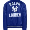 Los Angeles Dodgers Blue Satin Ralph Lauren Jacket