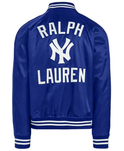 Los Angeles Dodgers Blue Satin Ralph Lauren Jacket