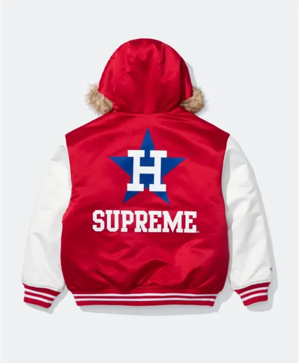 MLB NBA Supreme Varsity Jacket Hooded