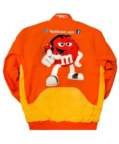 M&M's Full-Snap Twill Orange Uniform Jacket