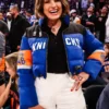 Mariska Hargitay Knicks vs Cavaliers Game 2 Puffer Jacket