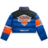 Mariska Hargitay Knicks vs Cavaliers Game 2 Puffer Jacket