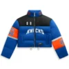 Mariska Hargitay Knicks vs Cavaliers Game 2 Puffer Jacket
