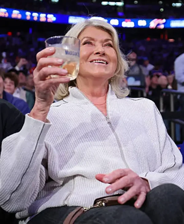 Martha Stewart Knicks vs Cavaliers Game 2 Corduroy Jacket
