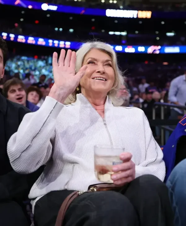 Martha Stewart Knicks vs Cavaliers Game 2 Corduroy Jacket