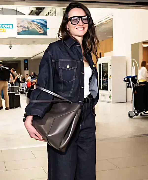 Martina Scrinzi Denim Jacket 79th Film Festival