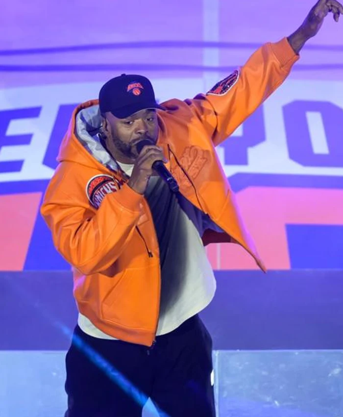 Method Man Knicks Game 2 Orange Jacket