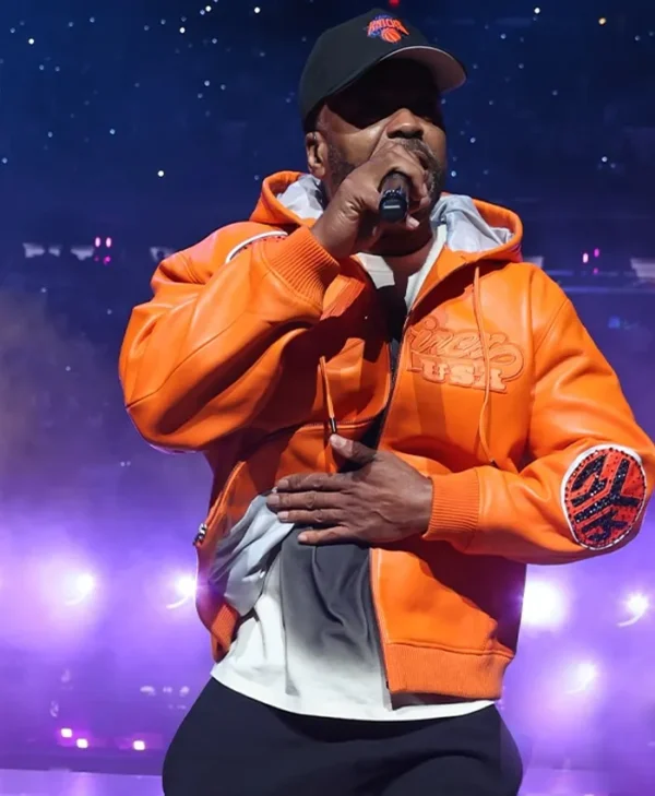 Method Man Knicks Game 2 Orange Jacket