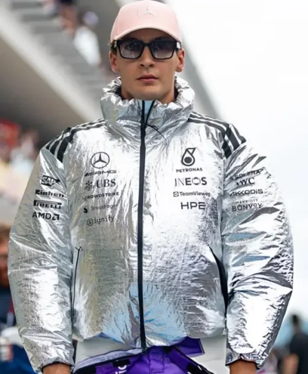 Miami Grand Prix George Russell Puffer Jacket