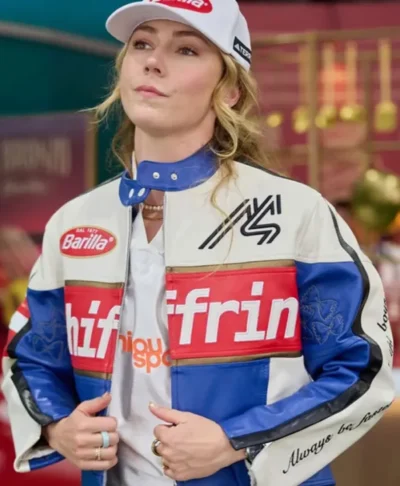 Mikaela Shiffrin F1 Miami Grand Prix Barilla Leather Jacket