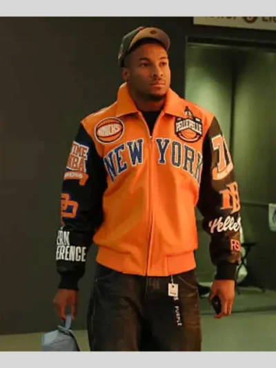 Miles McBride 76ers Vs NY Knicks Varsity Jacket
