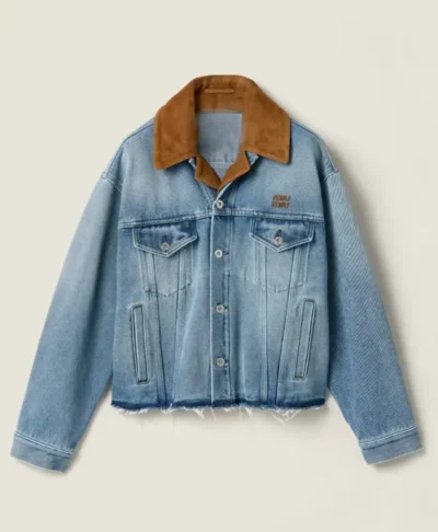 Milly Alcock x Miu Miu Denim Jacket