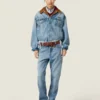 Milly Alcock x Miu Miu Denim Jacket
