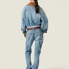 Milly Alcock x Miu Miu Denim Jacket