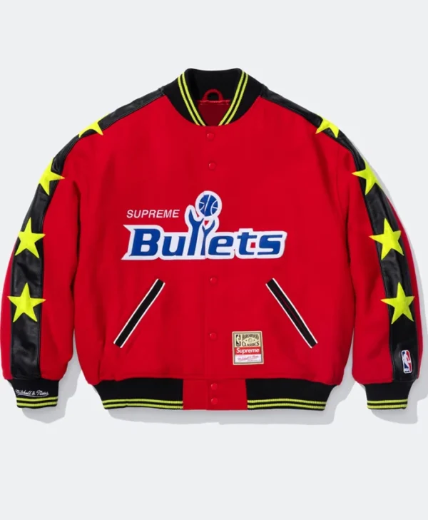 Mitchell & Ness x Supreme Bullets Jacket
