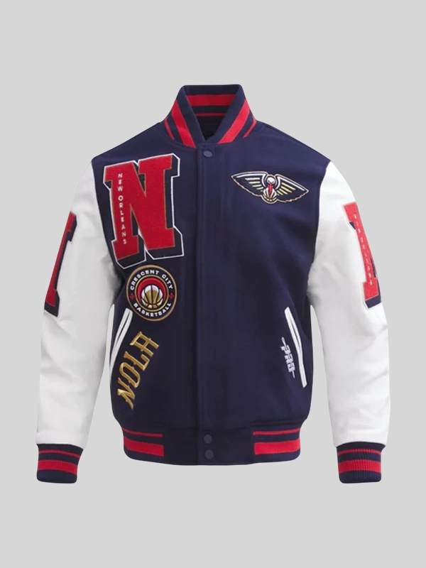 New Orleans Pelicans Mashup Varsity Jacket