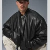 Off Campus Garrett Graham BRown Leather Jacket