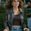 Off Campus S01 Mika Abdalla Cropped Leather Jacket