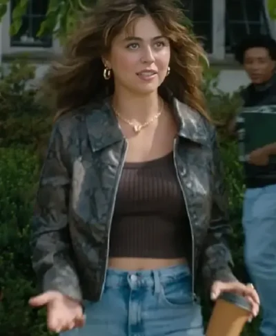 Off Campus S01 Mika Abdalla Cropped Leather Jacket