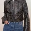 Off Campus S01 Mika Abdalla Cropped Leather Jacket
