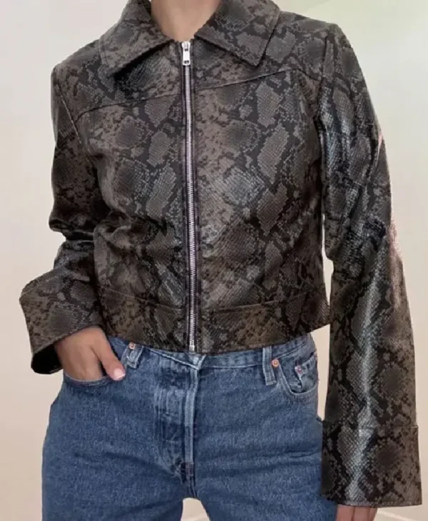 Off Campus S01 Mika Abdalla Cropped Leather Jacket