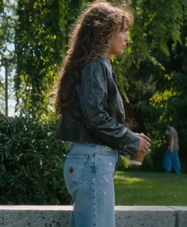 Off Campus S01 Mika Abdalla Cropped Leather Jacket