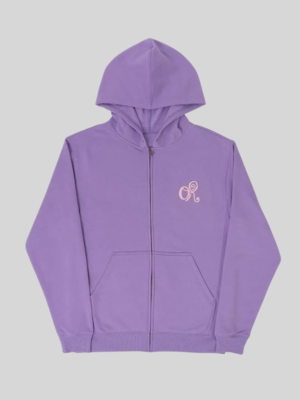 Olivia Rodrigo YSPSFAGSIL Purple Zip-Up Hoodie