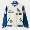 Originals LA Dodgers Blue White Letterman Jacket