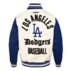 Originals LA Dodgers Blue White Letterman Jacket