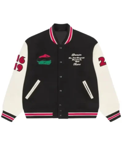 Peace Wreath Denim Tears Varsity Jacket