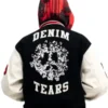 Peace Wreath Denim Tears Varsity Jacket