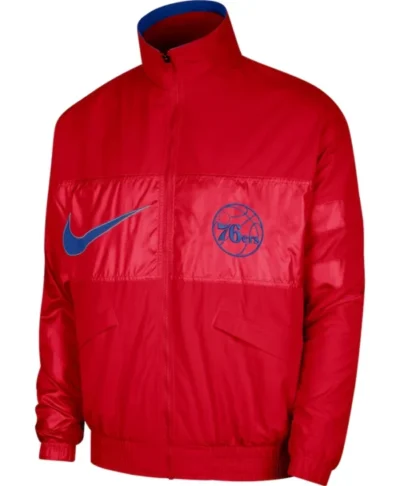 Philadelphia 76ers Nike Courtside Full-Zip Jacket