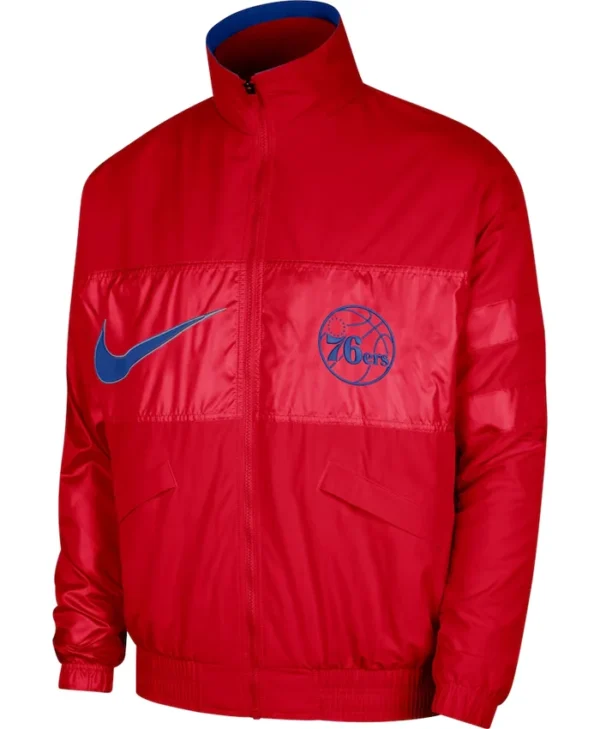 Philadelphia 76ers Nike Courtside Full-Zip Jacket