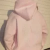 Pink Palm Puff Lacy Hoodie