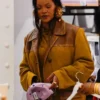 Rihanna suede jacket