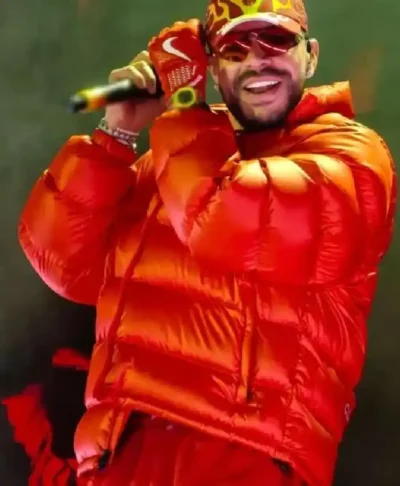 Ryan Castro Colombia Red Puffer Jacket