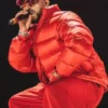 Ryan Castro Colombia Red Puffer Jacket