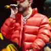 Ryan Castro Colombia Red Puffer Jacket
