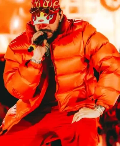 Ryan Castro Colombia Red Puffer Jacket