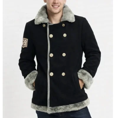 Sanji Inspired One Piece Shearling Jacket