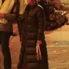 Scarlett Johansson The Exorcist 2026 Puffer Coat