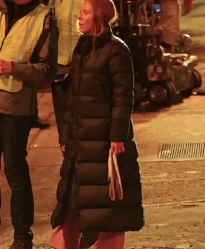 Scarlett Johansson The Exorcist 2026 Puffer Coat