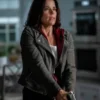 Scream 7 Neve Campbell Grey Suede Jacket